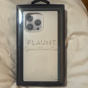 Flaunt White Phone Case for iPhone 15 pro max